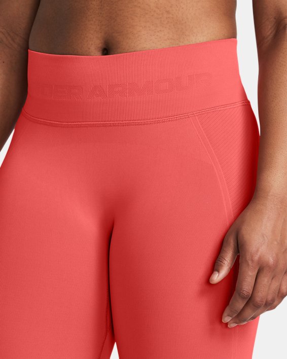 Women's UA Train Seamless Shorts, Pink, pdpMainDesktop image number 3